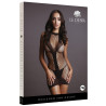 Le Désir Robe sexy Net Contrast Noir